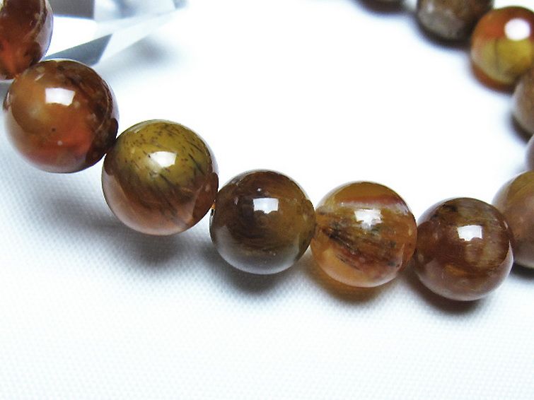 ルチルインアゲート ブレスレット 10mm [t258-2106] 3枚目