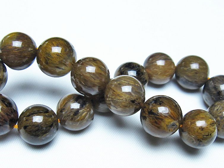 ルチルインアゲート ブレスレット 12mm [t258-2122] 2枚目