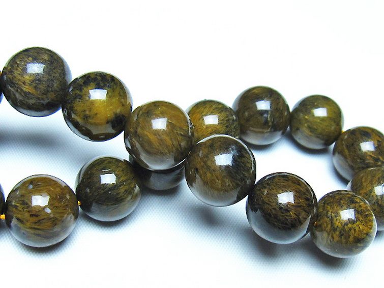 ルチルインアゲート ブレスレット 13mm [t258-2159] 2枚目