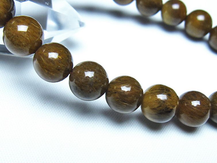 ルチルインアゲート ブレスレット 9mm [t258-2172] 3枚目