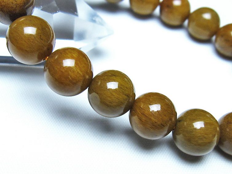 ルチルインアゲート ブレスレット 11mm [t258-2180] 3枚目