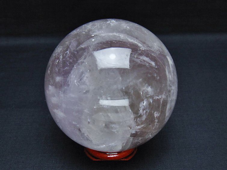 アメジスト丸玉 77mm [T259-13153] 3枚目