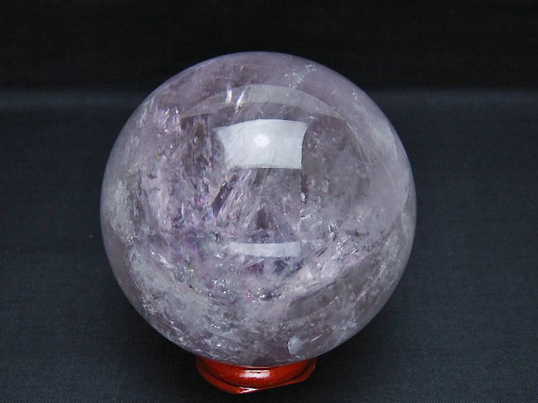 アメジスト丸玉 78mm [T259-13158] 3枚目