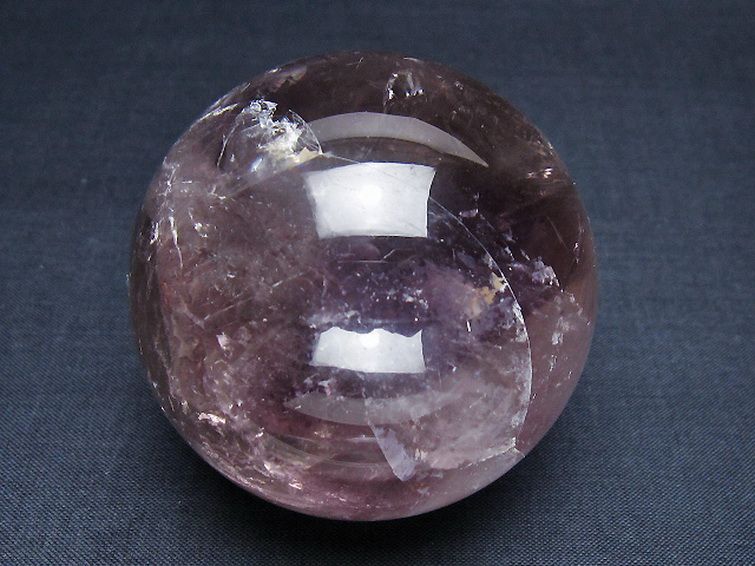 アメジスト丸玉 63mm [T259-13196] 1枚目