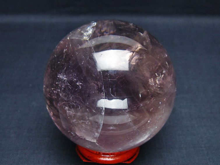 アメジスト丸玉 63mm [T259-13196] 3枚目