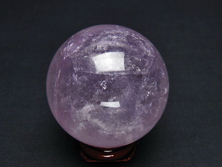 アメジスト丸玉 46mm [T259-13449] 3枚目