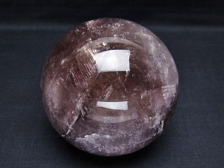 アメジスト丸玉 76mm [T259-13482] 1枚目