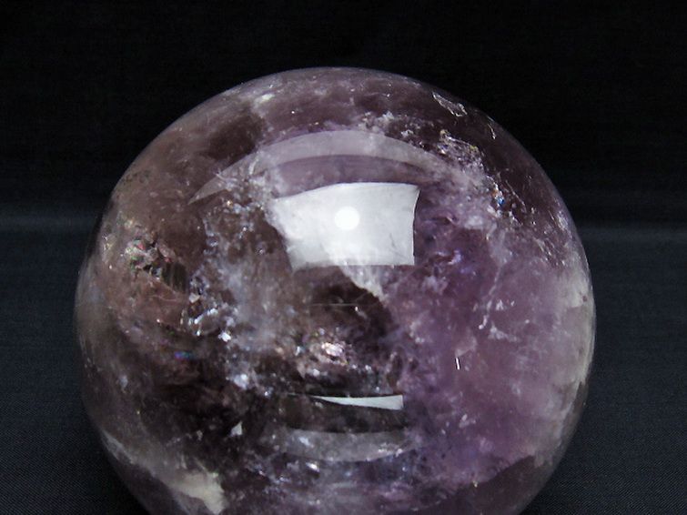 1.4Kgアメジスト丸玉 100mm [T259-13571] 2枚目