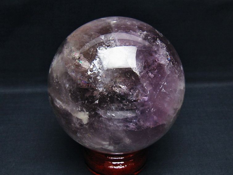 1.4Kgアメジスト丸玉 100mm [T259-13571] 3枚目