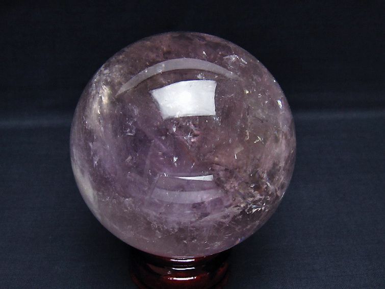 アメジスト丸玉 85mm [T259-13574] 3枚目