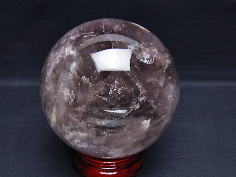 1.3Kgアメジスト丸玉 98mm [T259-13596] 3枚目