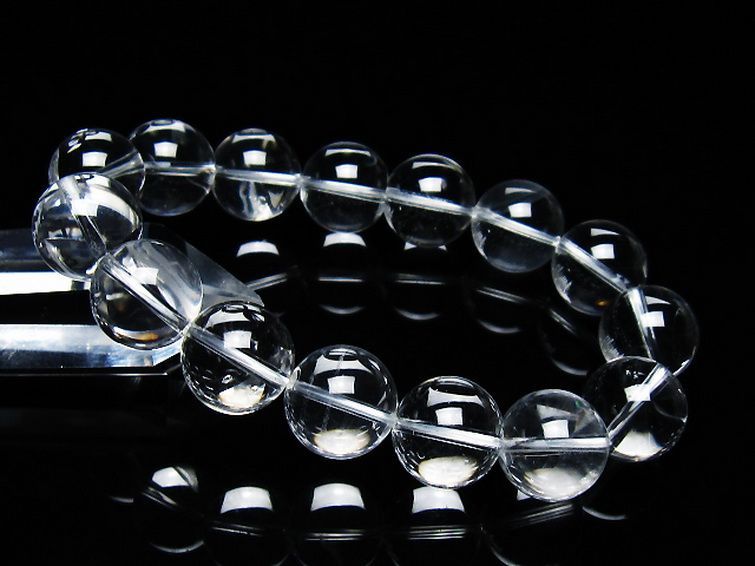 ヒマラヤ水晶ブレスレット 15mm [T263-4005] 1枚目