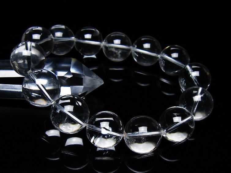 ヒマラヤ水晶ブレスレット 17mm [T263-4199] 1枚目