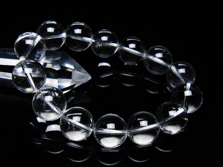 ヒマラヤ水晶ブレスレット 16mm [T263-4201] 1枚目