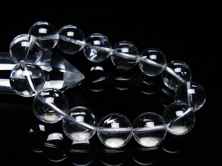 ヒマラヤ水晶ブレスレット 15mm [T263-4208] 1枚目