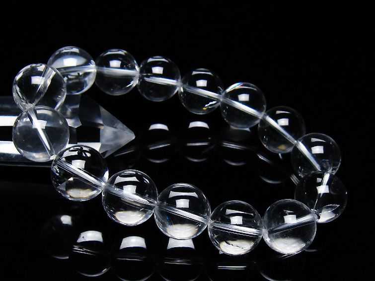 ヒマラヤ水晶ブレスレット 15mm [T263-4218] 1枚目