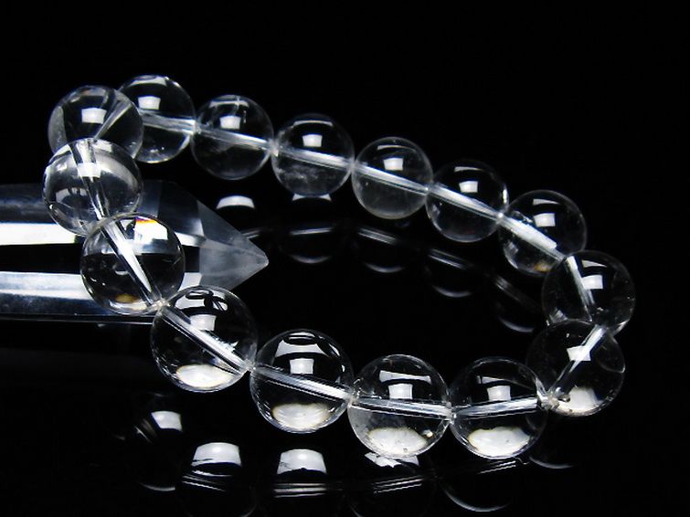 ヒマラヤ水晶ブレスレット 14mm [T263-4224] 1枚目