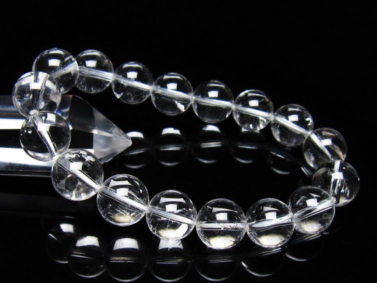 ヒマラヤ水晶ブレスレット 12mm [t263-4421] 1枚目