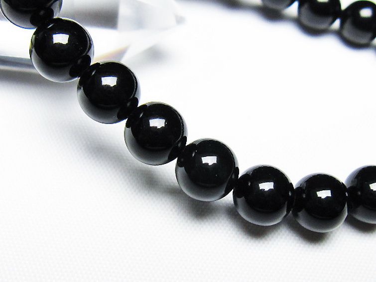ゴールドキャッツアイオブシディアンブレスレット 8mm [T265-1785] 3枚目