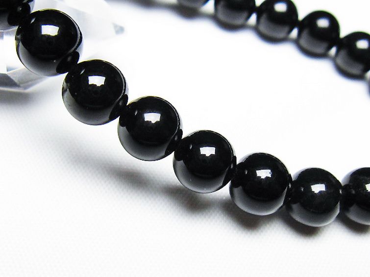 ゴールドキャッツアイオブシディアンブレスレット 8mm [T265-1930] 3枚目