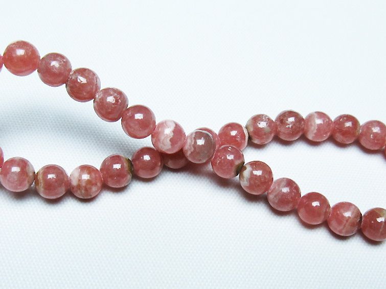 インカローズ(ロードクロサイト)ブレスレット 6mm [T27-2642] 2枚目