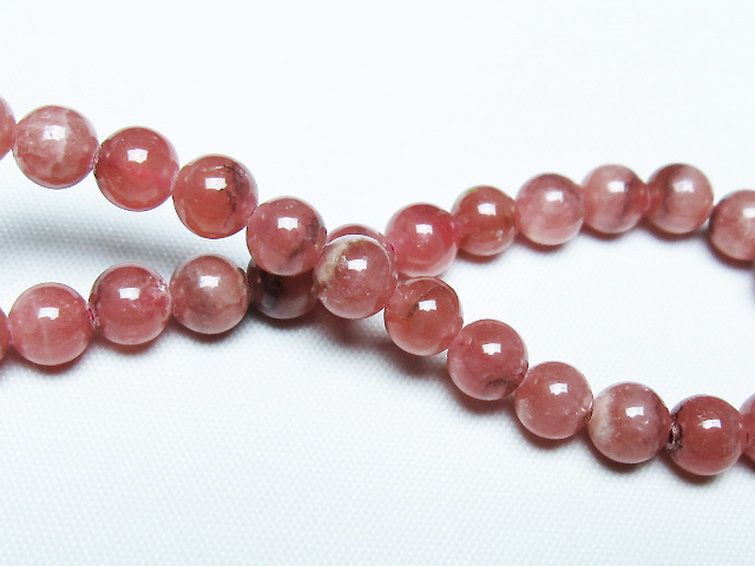 インカローズ(ロードクロサイト)ブレスレット 7mm [T27-2676] 2枚目