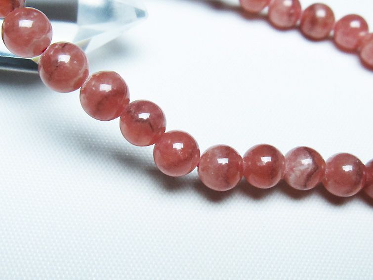 インカローズ(ロードクロサイト)ブレスレット 6mm [T27-2750] 3枚目