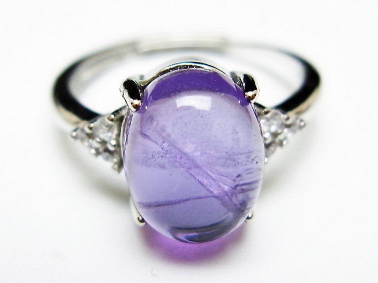 アメジスト指輪(14号)[T275-22567] 1枚目