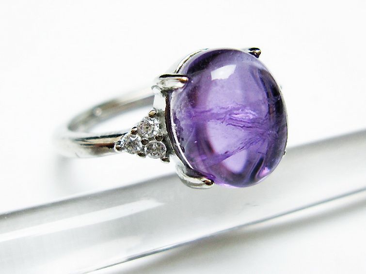 アメジスト指輪(14号)[T275-22567] 3枚目