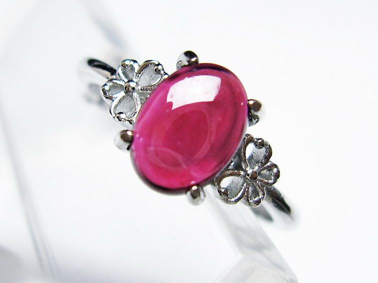 キャンディピンク ガーネット 指輪(13号)[T275-22617] 2枚目