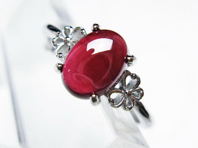 パワーストーン 天然石 キャンディピンク ガーネット 指輪(14号)[T275