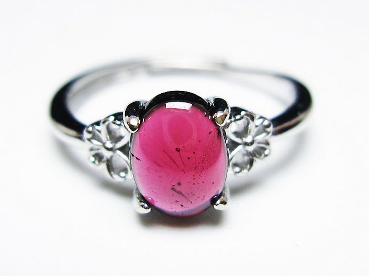 キャンディピンク ガーネット 指輪(15号)[T275-22631] 1枚目