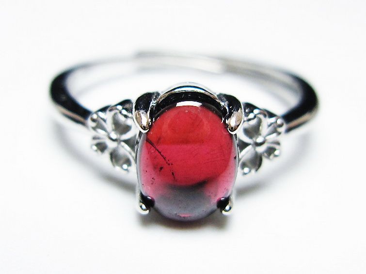 キャンディピンク ガーネット 指輪(14号)[T275-22639] 1枚目