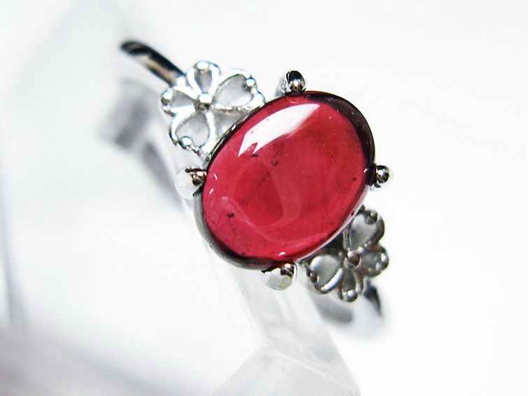 キャンディピンク ガーネット 指輪(14号)[T275-22639] 2枚目