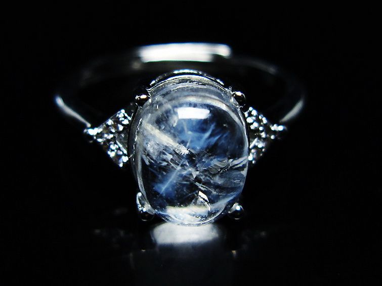 エンジェルラダークォーツ 指輪(16号)[T275-22808] 1枚目