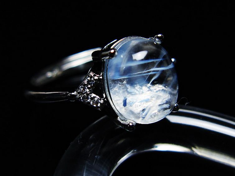 エンジェルラダークォーツ 指輪(16号)[T275-22823] 3枚目