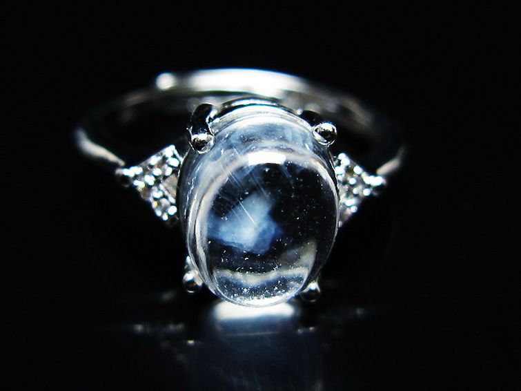 エンジェルラダークォーツ 指輪(16号)[T275-22839] 1枚目