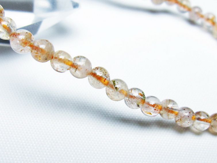 アフリカンストロベリークォーツブレスレット 4mm [T276-2355] 3枚目