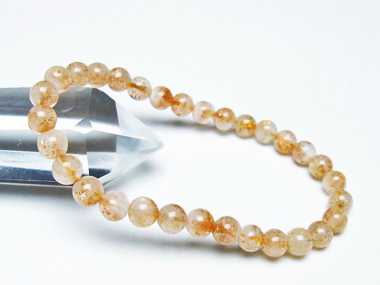 アフリカンストロベリークォーツブレスレット 6mm [T276-2370] 1枚目