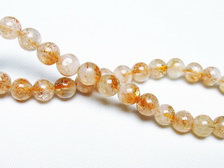 アフリカンストロベリークォーツブレスレット 6mm [T276-2370] 2枚目