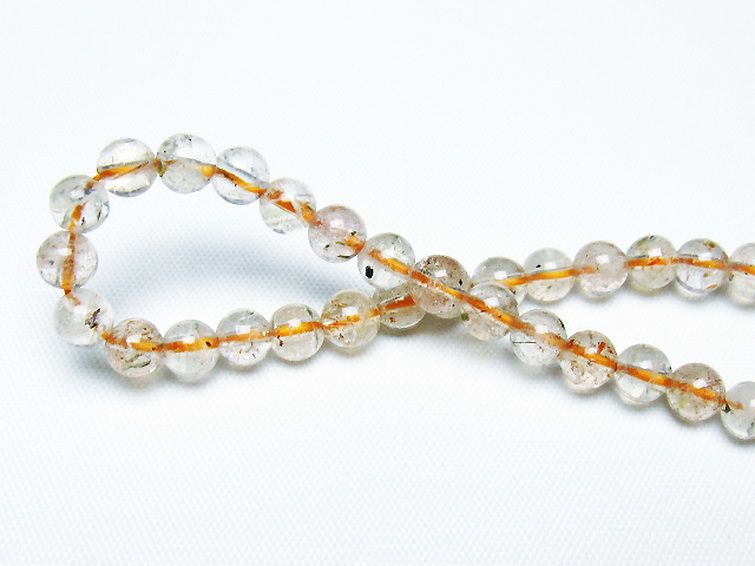 アフリカンストロベリークォーツブレスレット 5mm [T276-2442] 2枚目