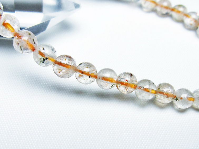 アフリカンストロベリークォーツブレスレット 5mm [T276-2442] 3枚目