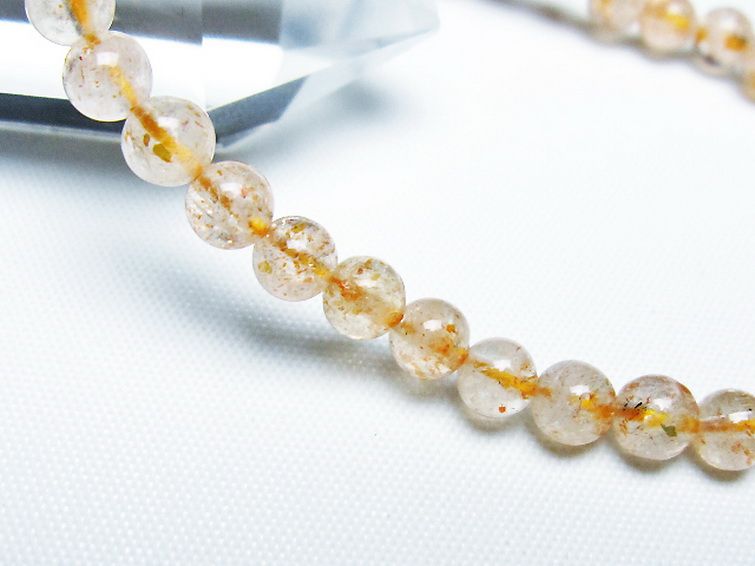 アフリカンストロベリークォーツブレスレット 5mm [T276-2461] 3枚目