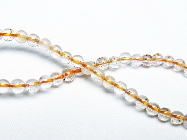 アフリカンストロベリークォーツブレスレット 4mm [T276-2530] 2枚目