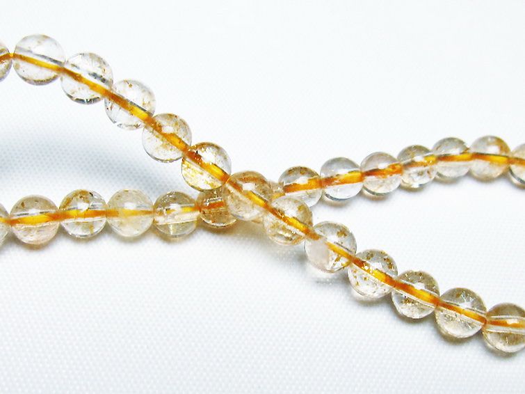 アフリカンストロベリークォーツブレスレット 5mm [T276-2541] 2枚目