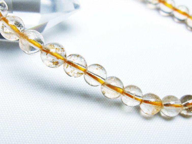 アフリカンストロベリークォーツブレスレット 5mm [T276-2541] 3枚目