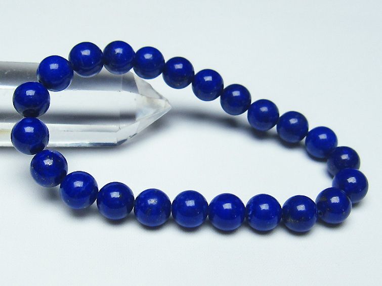 ラピスラズリブレスレット 8mm [t28-12244] 1枚目