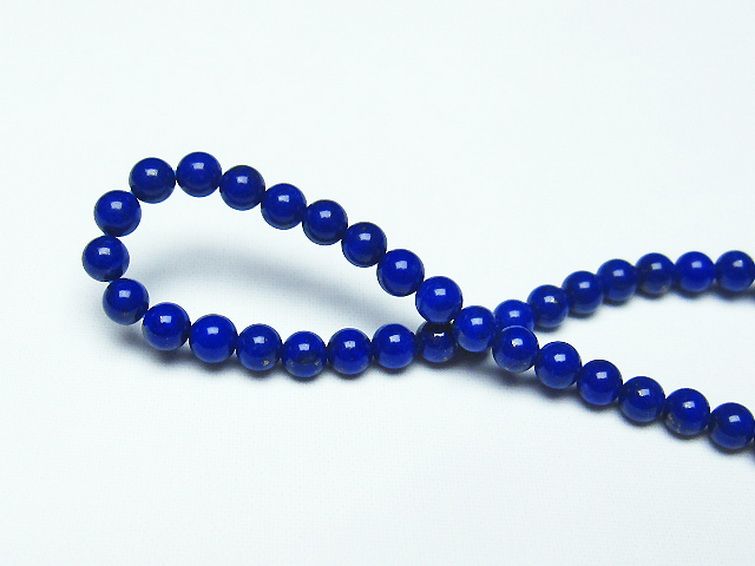 ラピスラズリブレスレット 4mm [t28-12261] 2枚目