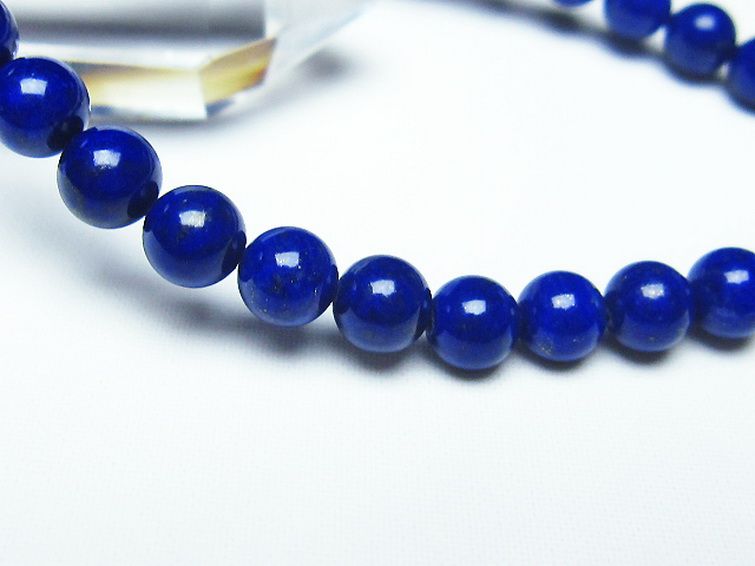 ラピスラズリブレスレット 6mm [t28-12275] 3枚目