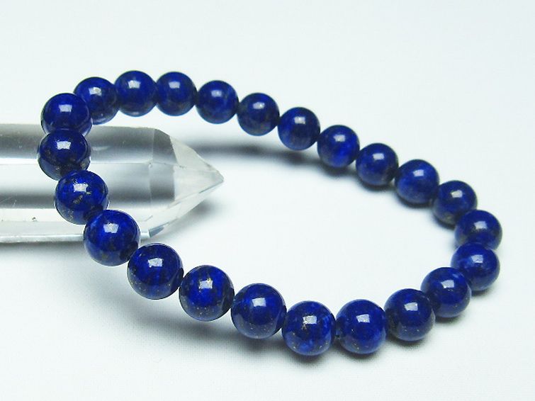 ラピスラズリブレスレット 8mm [t28-12292] 1枚目
